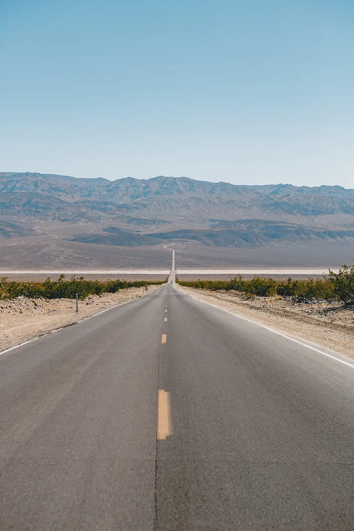 Endless Road Through Death Valley