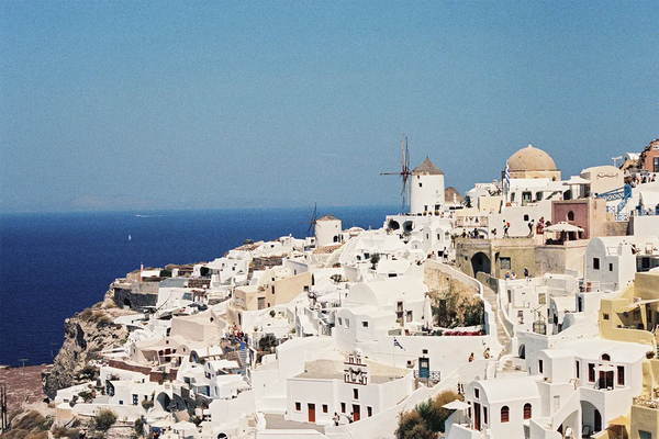 Whitewashed Santorini