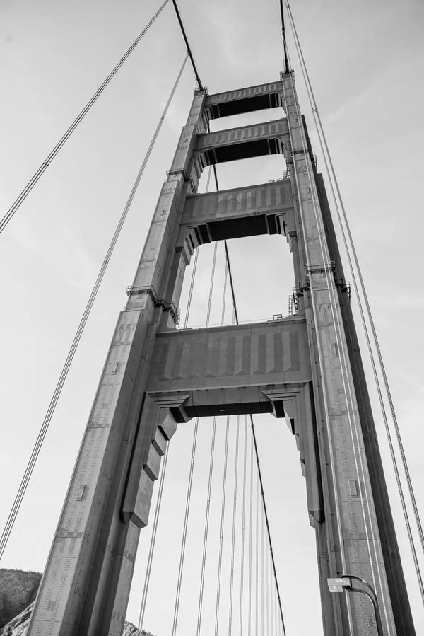 Iconic Perspective of the Golden Gate Bridge