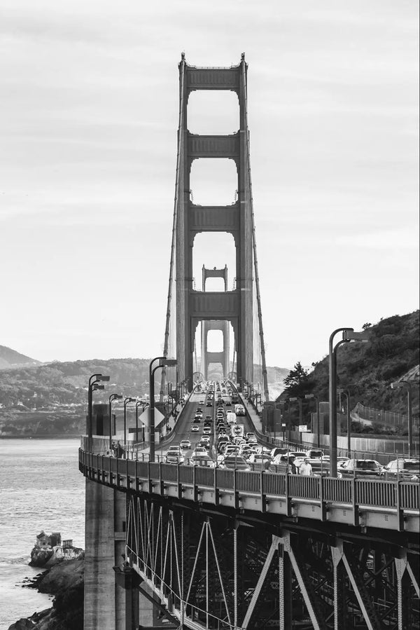 Golden Gate Bridge in Black and White