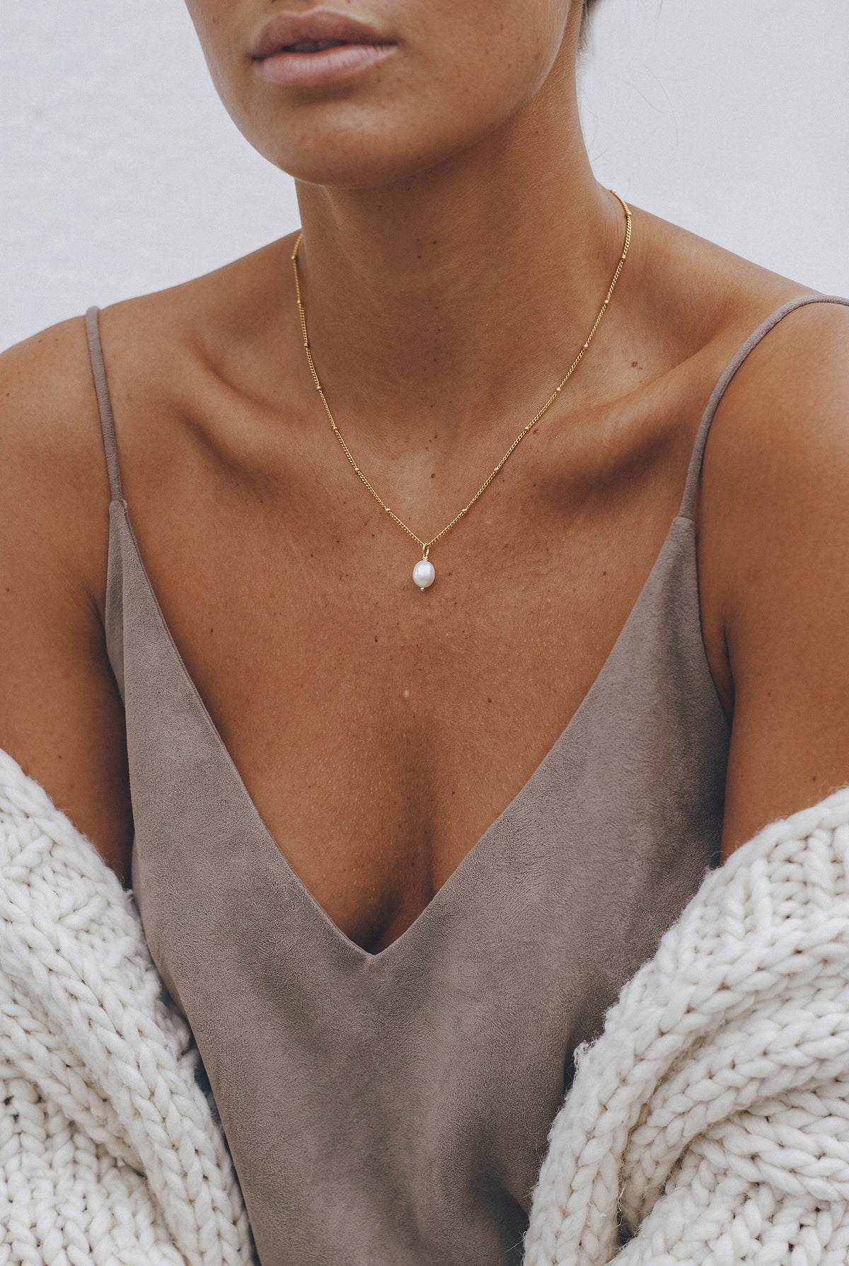 Amalfi Petite Pearl Necklace