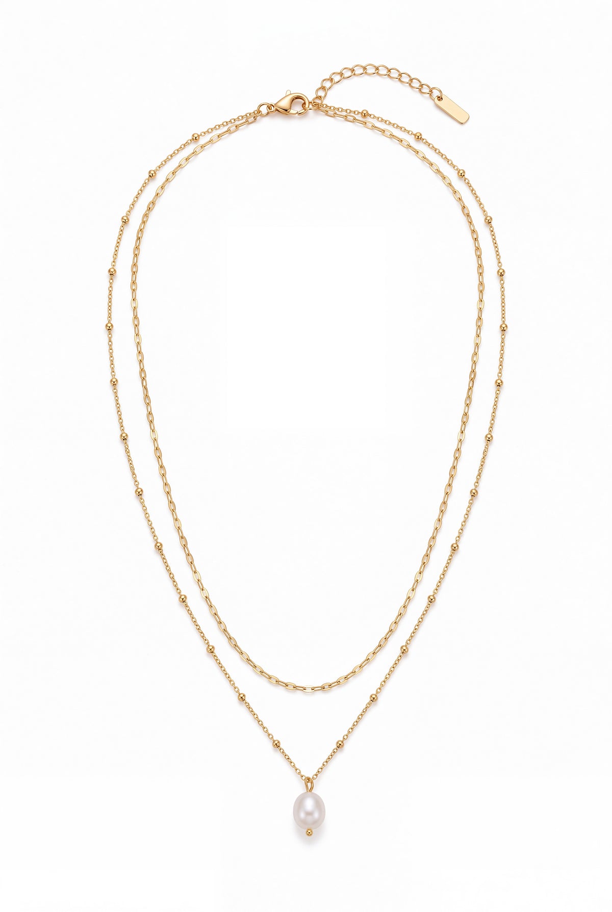 Stay Awhile Pearl Necklace