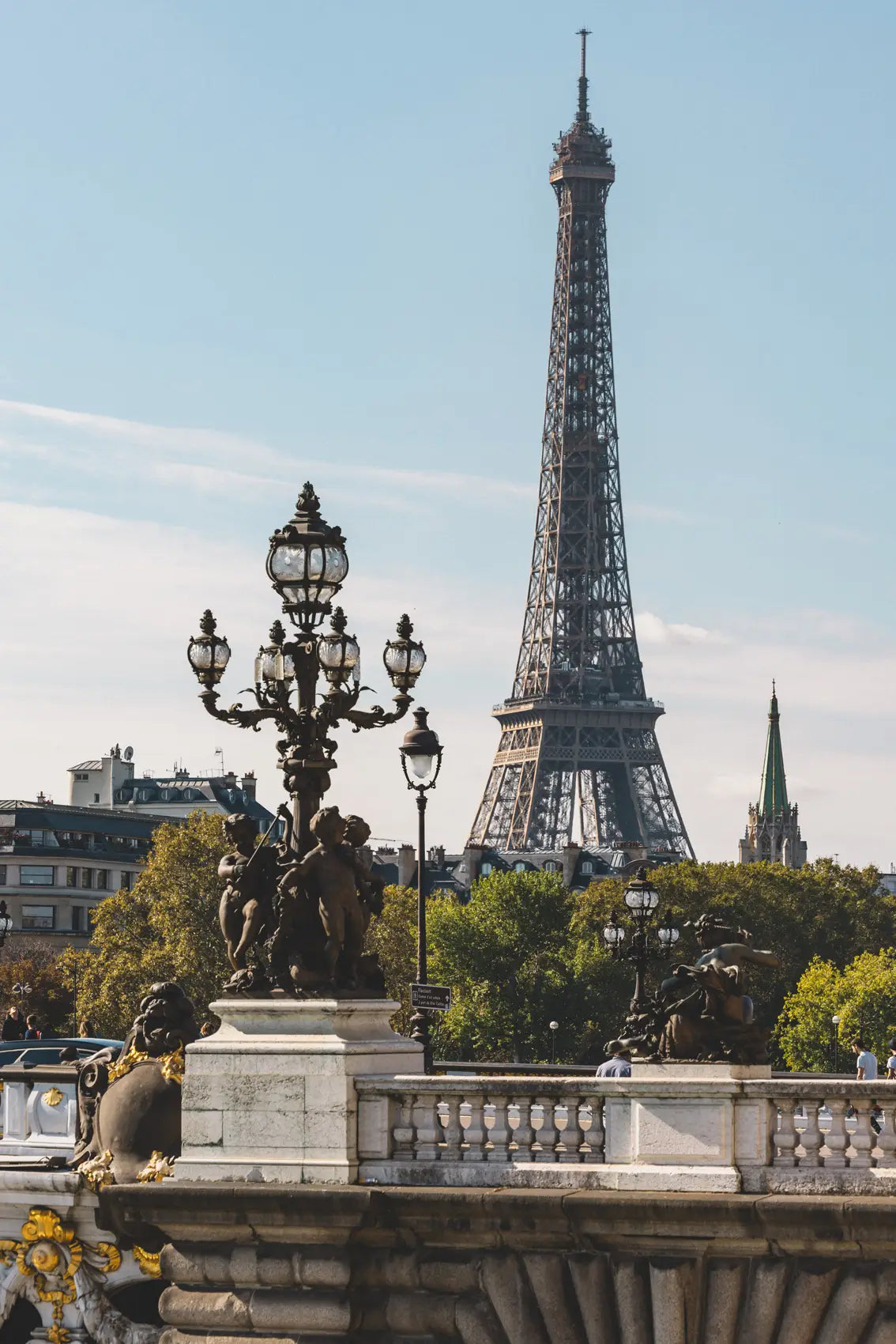 Eiffel Tower View from Pont Alexandre III