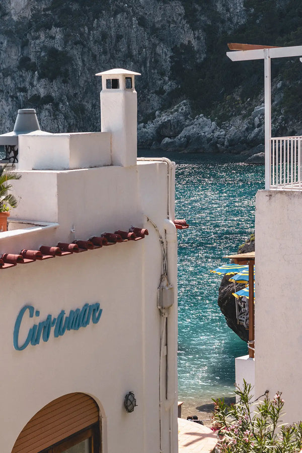 Serene Coastal View in Capri, Italy