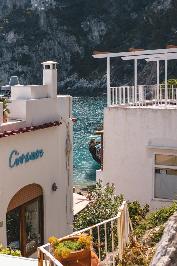 Serene Coastal View in Capri, Italy