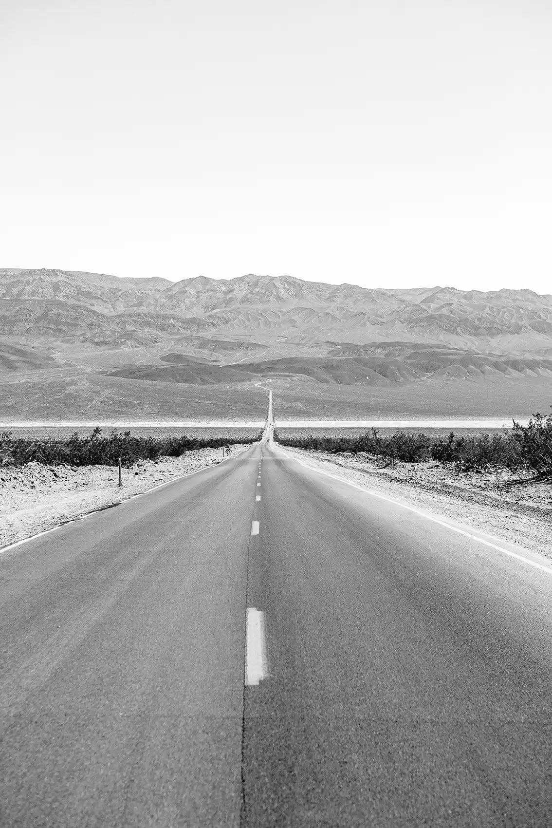 Endless Road Through Death Valley
