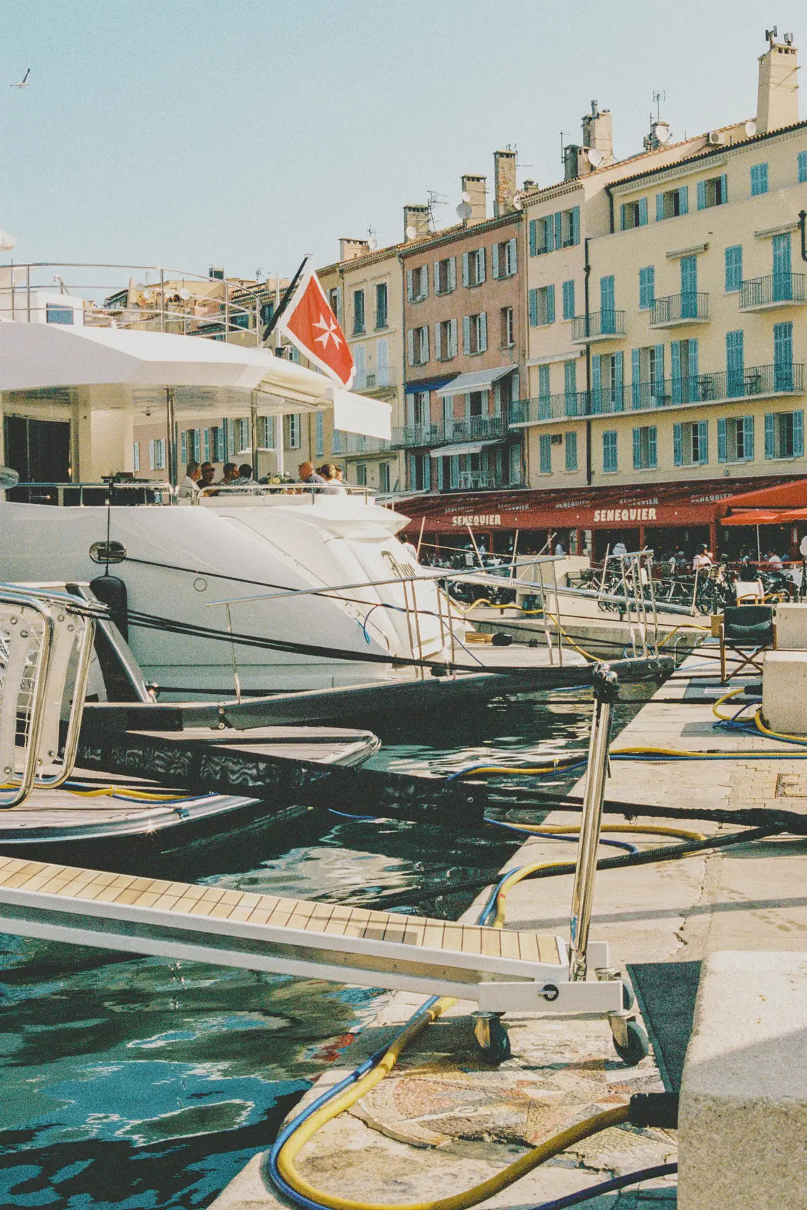 Luxury Yachts at St. Tropez Harbor