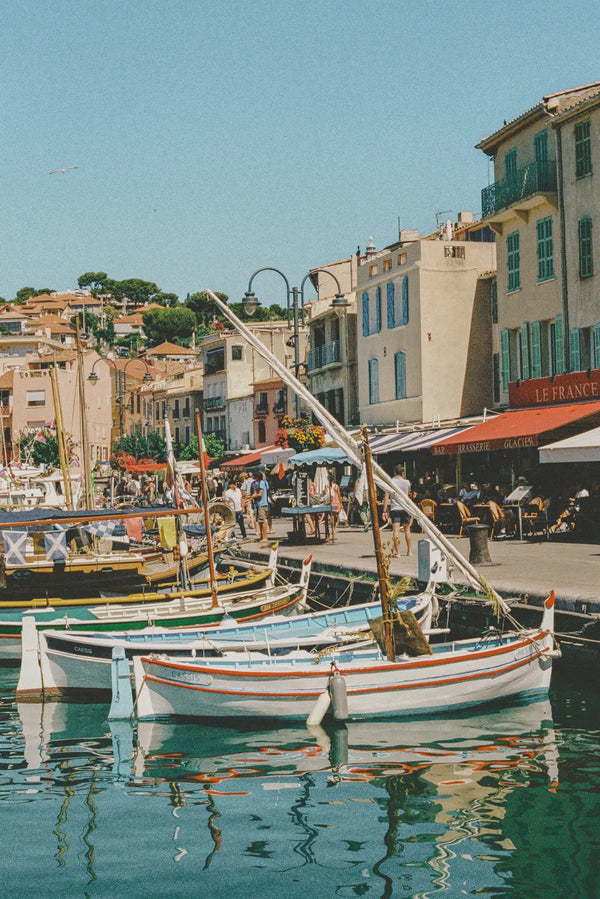 Colorful Boats of Cassis Harbor