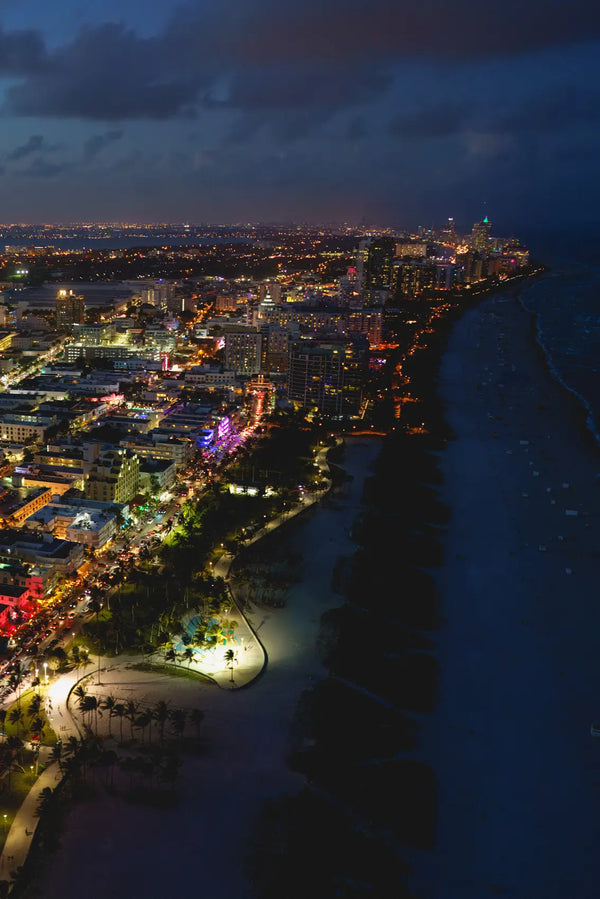 Ocean Drive's Evening Glow