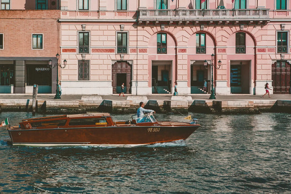 Classic Water Taxi in Venice