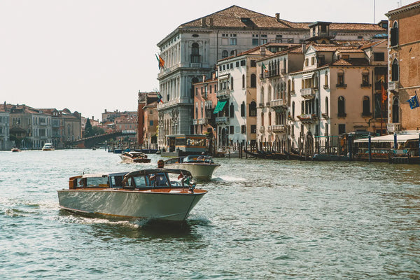 Boating Along the Grand Canal in Venice