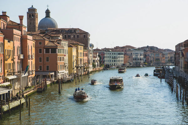 Vibrant Life on Venice's Grand Canal
